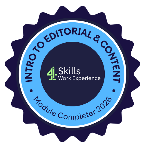 Badge for An Introduction to Editorial & Content Completer